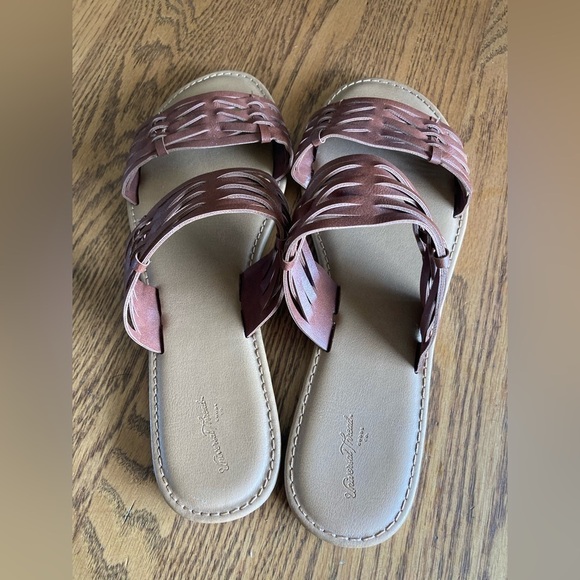 Universal thread brown slides slip on sandels 11 - Picture 6 of 6
